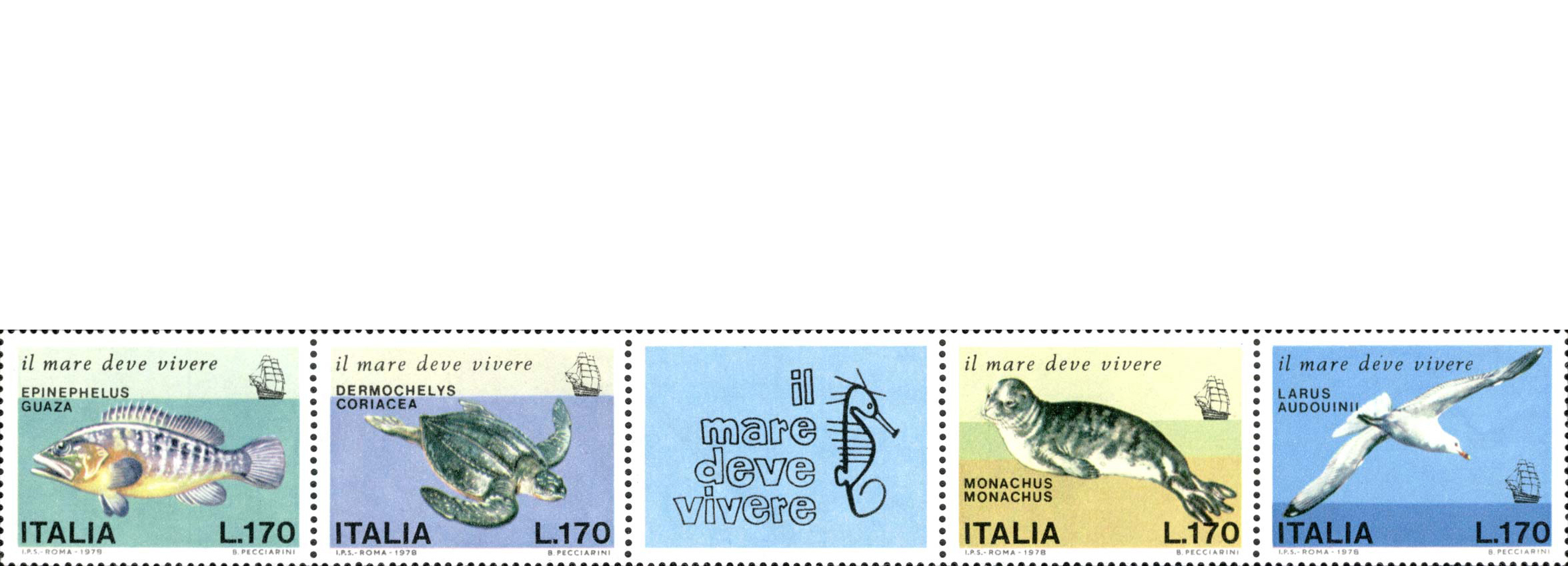 Francobollo Fauna Marina -  1978