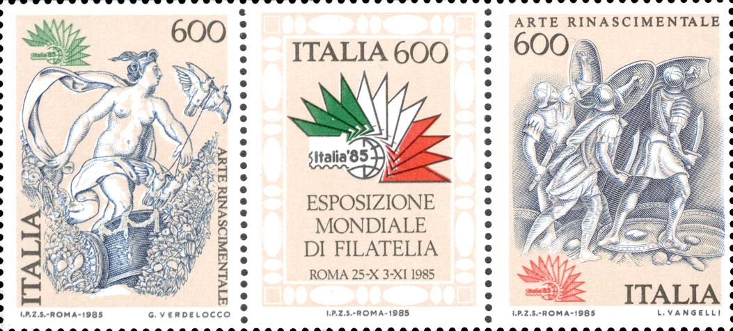 Francobollo Oggetti d'Arte Rinascimentale -  1985