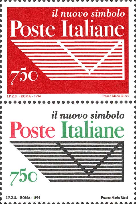 Francobollo Simbolo delle Poste Italiane -  1994