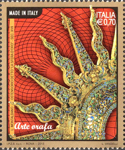 Francobollo Ostensorio -  2013
