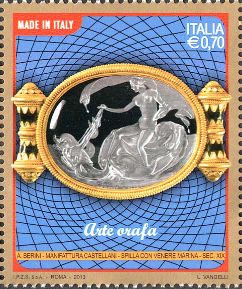 Francobollo Spilla con Venere Marina -  2013