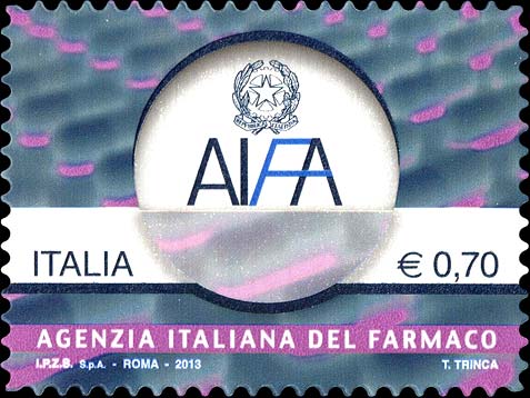 Francobollo Logo dell'AIFA -  2013