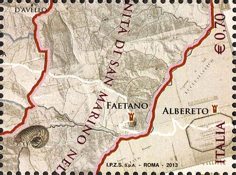 Francobollo Faetano -  2013