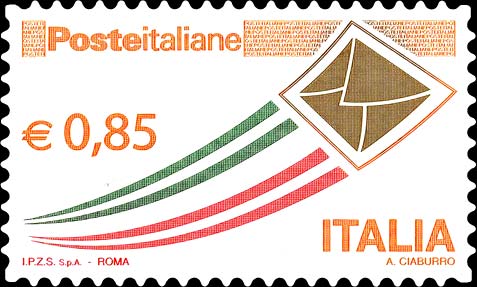 Francobollo Busta che Spicca il Volo -  2013