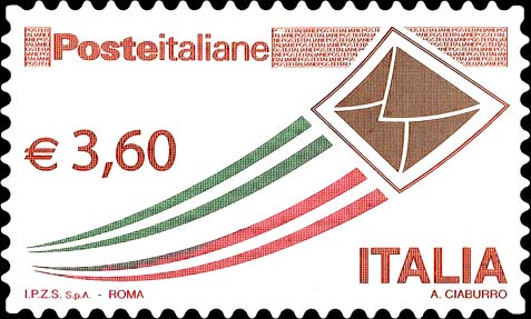 Francobollo Busta che Spicca il Volo -  2013
