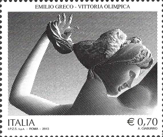 Francobollo Vittoria Olimpica -  2013