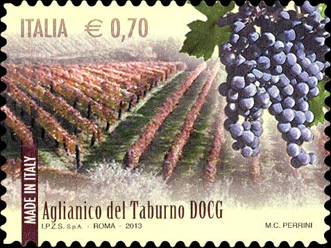 Francobollo Aglianico del Taburno -  2013