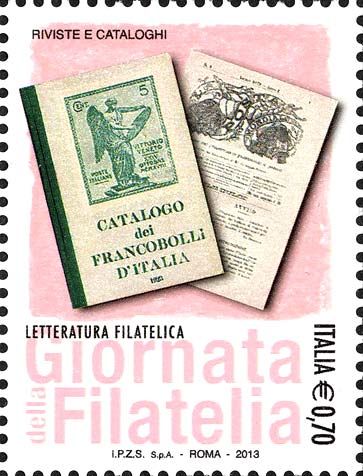Francobollo Letteratura Filatelica -  2013