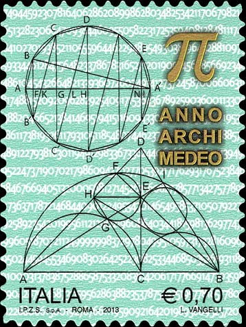 Francobollo Disegni Geometrici -  2013