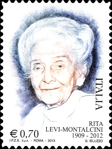 Francobollo Ritratto di Rita Levi-Montalcini -  2013