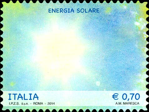 Francobollo Energia Solare -  2014