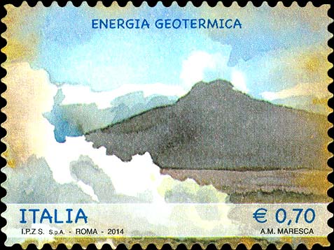 Francobollo Energia Geotermica -  2014