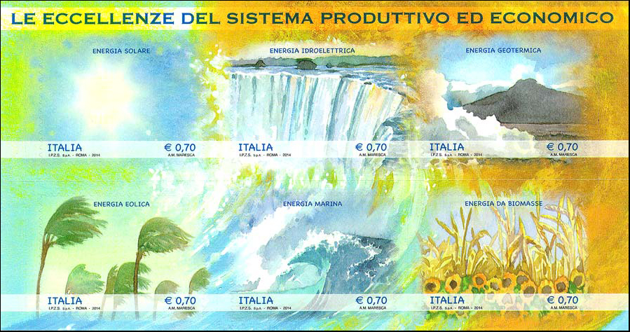 Francobollo Energie Rinnovabili -  2014