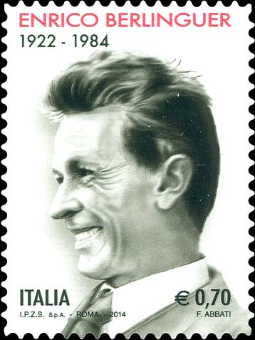Francobollo Ritratto di Enrico Berlinguer -  2014
