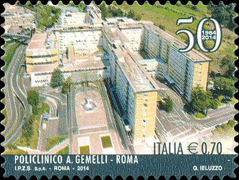 Francobollo Policlinico Gemelli -  2014