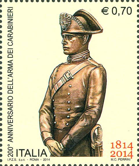 Francobollo Monumento Nazionale al Carabiniere -  2014