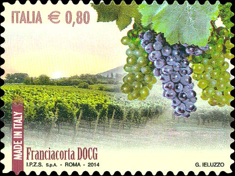 Francobollo Franciacorta -  2014