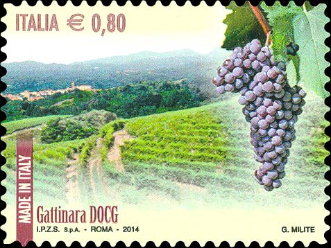 Francobollo Gattinara -  2014