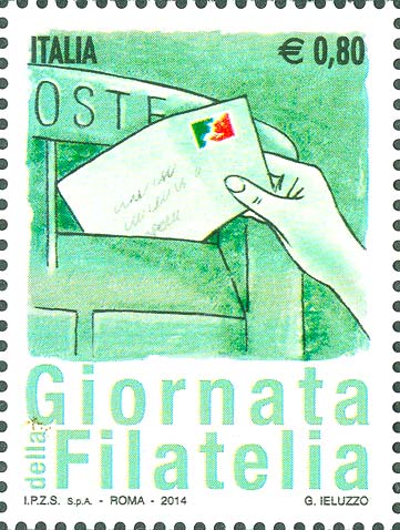 Francobollo Il Viaggio della Lettera, l'Impostazione -  2014