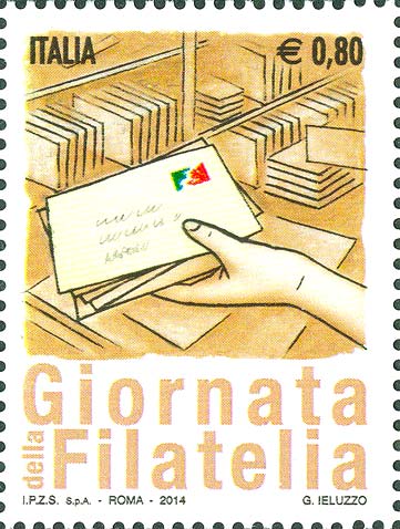 Francobollo Il Viaggio della Lettera, la Lavorazione -  2014