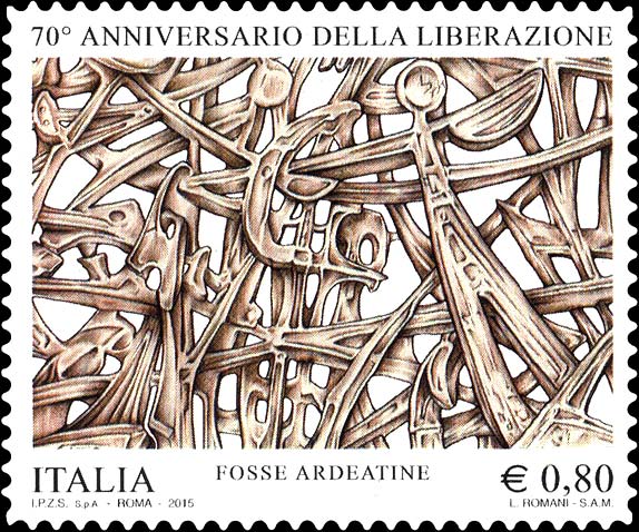 Francobollo Cancello d'Ingresso del Sacrario delle Fosse Ardeatine -  2015