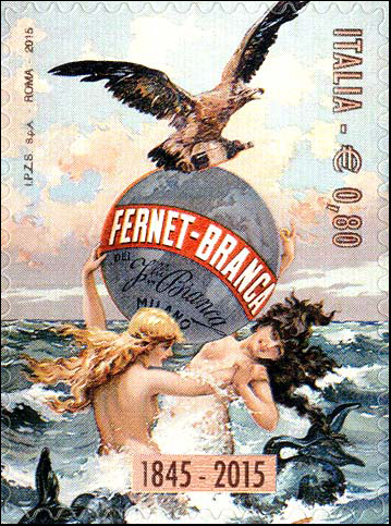 Francobollo Fernet-Branca -  2015