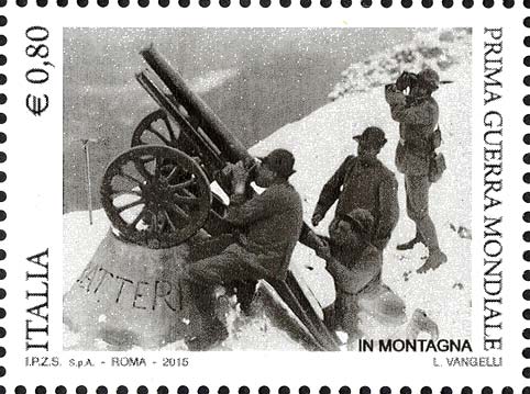 Francobollo Artiglieria da Montagna -  2015