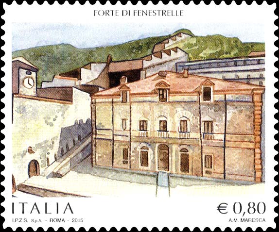 Francobollo Forte di Fenestrelle -  2015