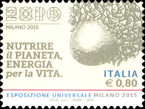 Francobollo Xilografia Tratta dal Testo "Della Agricoltura" di G. Tatti - 10 -  2015