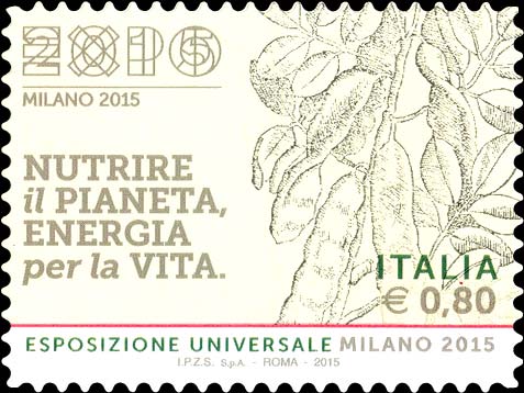 Francobollo Xilografia Tratta dal Testo "Della Agricoltura" di G. Tatti - 14 -  2015