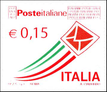 Francobollo Busta che Spicca il Volo -  2015