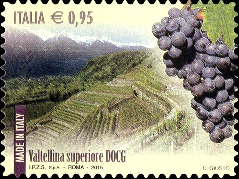 Francobollo Valtellina Superiore -  2015