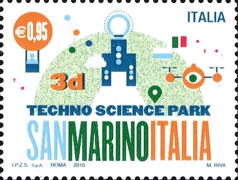 Francobollo Figure Stilizzate 1 -  2015