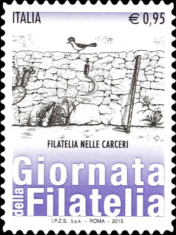 Francobollo Filatelia nelle Carceri -  2015