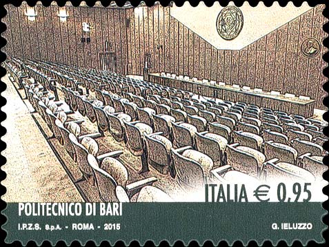 Francobollo Politecnico di Bari -  2015