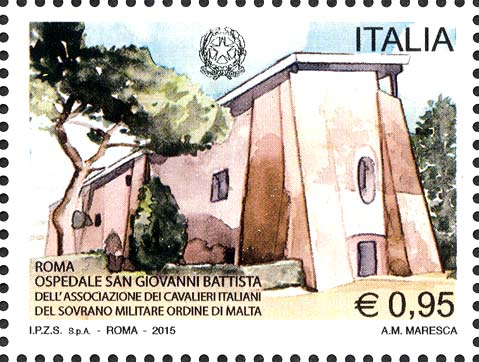 Francobollo Castello della Magliana -  2015