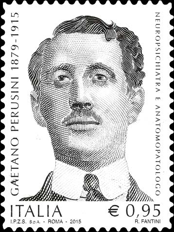 Francobollo Ritratto di Gaetano Perusini -  2015