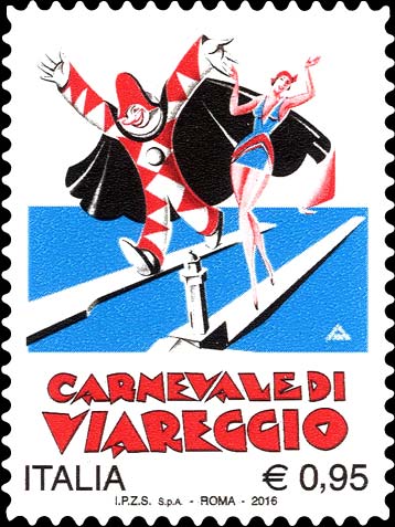 Francobollo Maschere di Carnevale -  2016