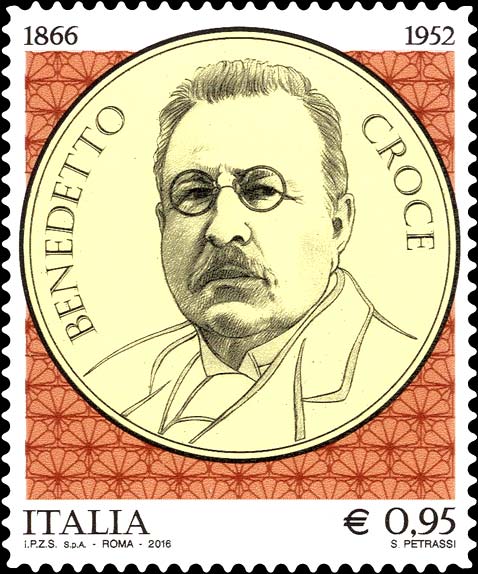 Francobollo Ritratto di Benedetto Croce -  2016