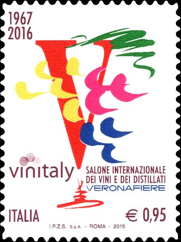 Francobollo Lettera "V" -  2016