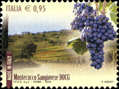 Francobollo Montecucco Sangiovese -  2016