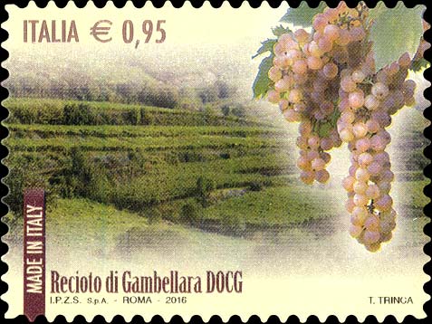 Francobollo Recioto di Gambellara -  2016