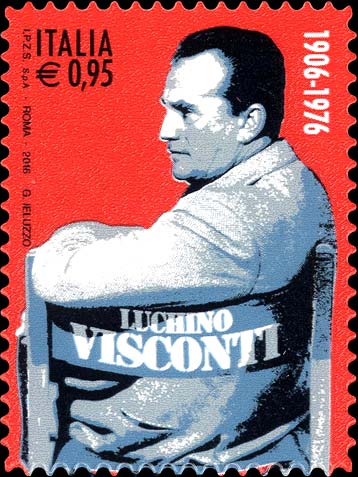 Francobollo Ritratto di Luchino Visconti -  2016