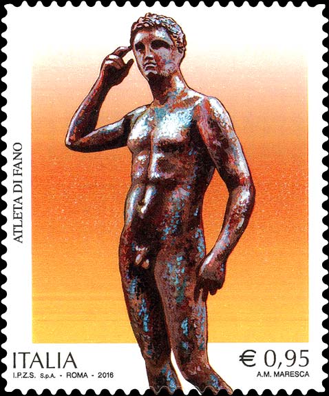 Francobollo Atleta di Fano -  2016