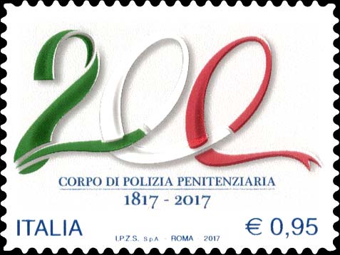 Francobollo Numero 200 Tricolore -  2017