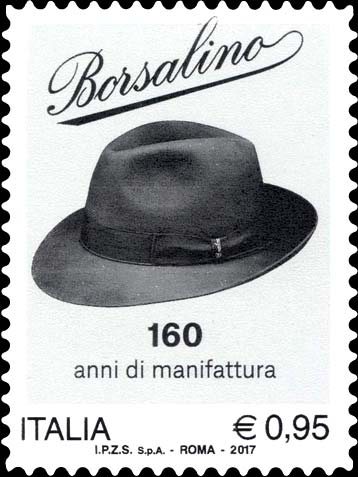 Francobollo Cappello Borsalino -  2017