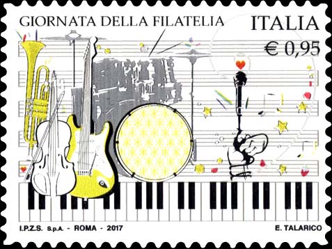 Francobollo Strumenti Musicali -  2017