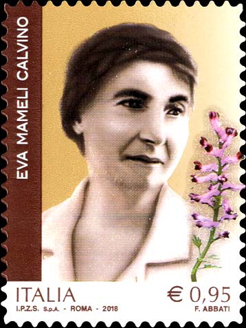 Francobollo Eva Mameli Calvino -  2018