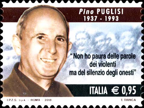 Francobollo Pino Puglisi -  2018