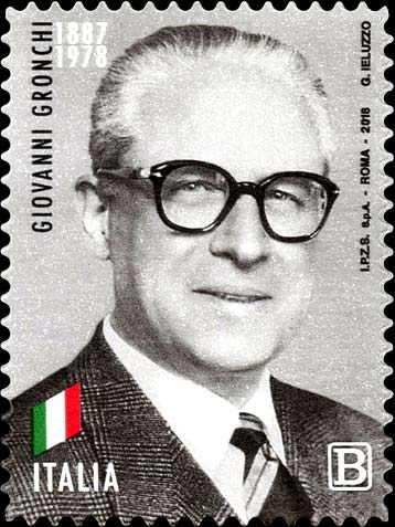 Francobollo Giovanni Gronchi -  2018